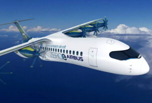 Aeronave-conceito da Airbus movida a hidrogênio