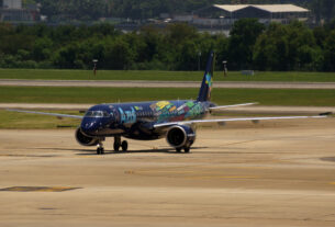 Embraer 195E2 da Azul (foto: Daniel R.Carneiro / DRC Imagem)