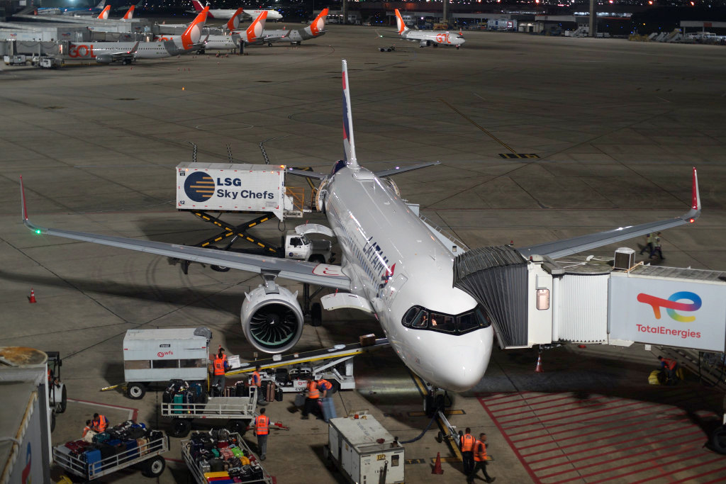 Airbus A320neo da LATAM (foto: Daniel R.Carneiro / DRC Imagem)