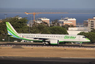 Embraer E2 da Binter em Lisboa (foto: Daniel R.Carneiro / DRC Imagem)
