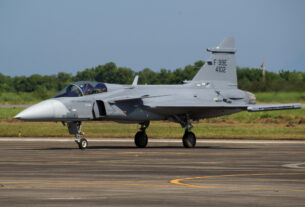 SAAB Gripen da FAB (foto: Daniel R.Carneiro / DRC Imagem)