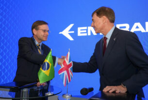 Representantes da EMBRAER e BIST