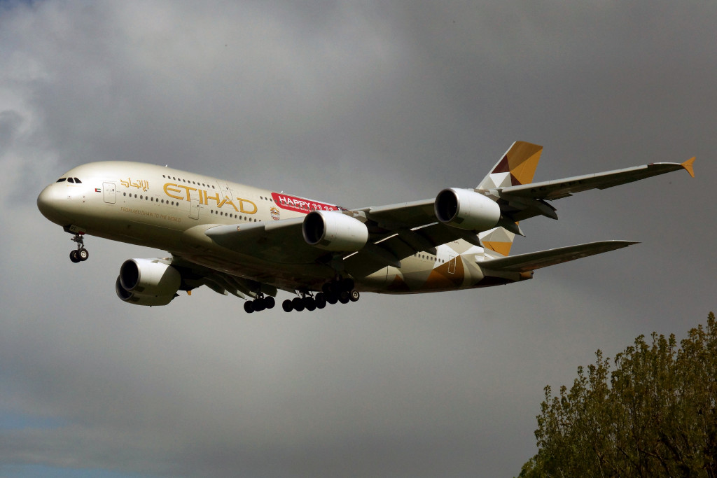 Airbus A380 da Etihad (foto: Daniel R.Carneiro / DRC Imagem)