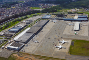 Vista aérea do TECA de Guarulhos (foto: Daniel R.Carneiro / DRC Imagem)