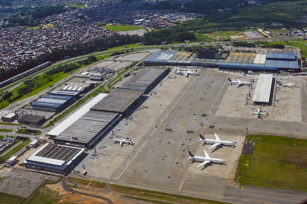 Vista aérea do TECA de Guarulhos (foto: Daniel R.Carneiro / DRC Imagem)