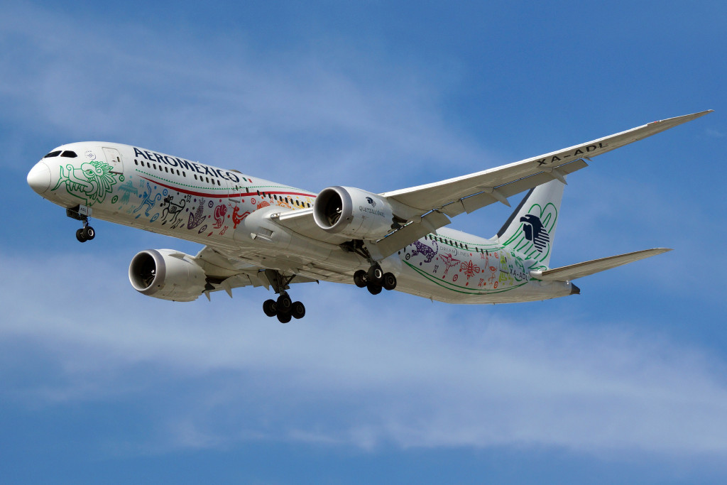 Boeing 787 da AeroMexico (foto: Daniel R.Carneiro / DRC Imagem)