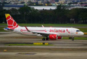 Airbus A320neo da Avianca adesivado para a Copa de 2026 (foto: Daniel R.Carneiro / DRC Imagem)