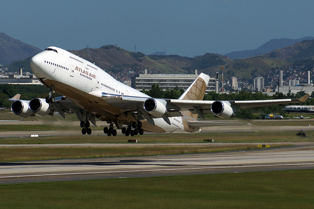 Boeing 747-400 da Atlas Air (foto: Daniel R.Carneiro / DRC Imagem)