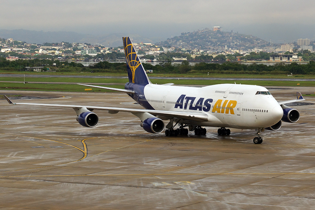 Boeing 747-400 da Atlas Air (foto: Daniel R.Carneiro / DRC Imagem)