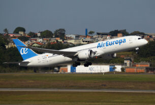 Boeing 787-9 da Air Europa (foto: Daniel R.Carneiro / DRC Imagem)
