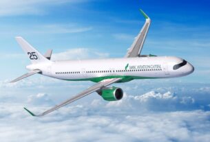 Airbus A321neo nas cores da SMBC