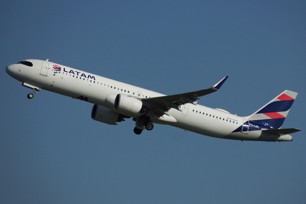 Airbus A321neo da LATAM (foto: Daniel R.Carneiro / DRC Imagem)