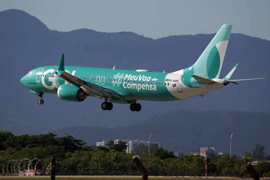 Boeing 737 MAX8 da GOL (foto: Daniel R.Carneiro / DRC Imagem)