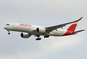 Airbus A350-900 da Iberia (foto: Daniel R.Carneiro / DRC Imagem)
