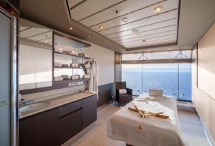 Sala de massagem em um navio da MSC
