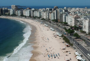 Praia de Copacabana e Museu da Imagem e do Som (foto: Daniel R.Carneiro / DRC Imagem)