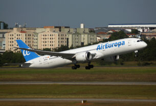 Boeing 787-9 da Air Europa em Guarulhos (foto: Daniel R.Carneiro / DRC Imagem)