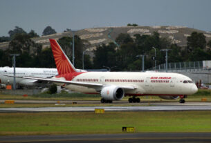 Boeing 787 da Air India (foto: Daniel R.Carneiro / DRC Imagem)