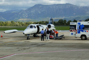 Aeronave de transporte aeromédico (foto: Daniel R.Carneiro / DRC Imagem)