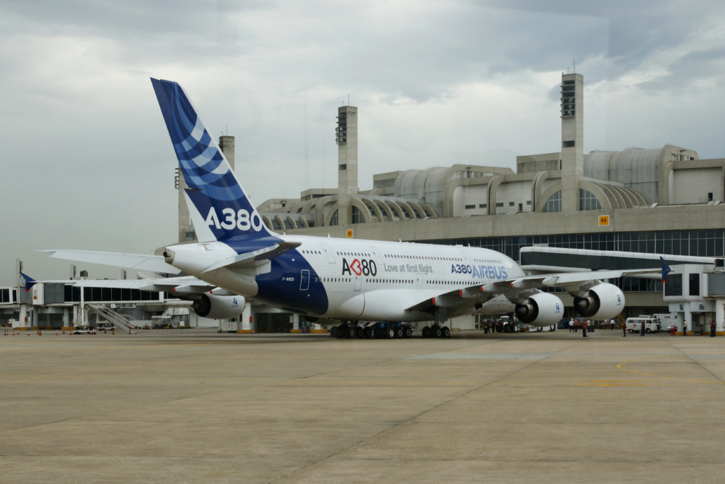 Galeão - Airbus A380 (foto: Daniel R.Carneiro / DRC Imagem)