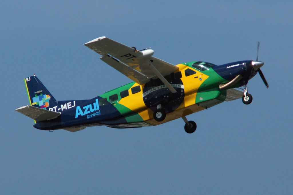 Cessna 208 Grand Caravan da Azul Conecta (foto: Daniel R.Carneiro / DRC Imagem)