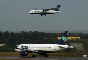 Aviões da Azul em Viracopos (foto: Daniel R.Carneiro / DRC Imagem)