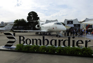 Aeronave da Bombardier (foto: Daniel R.Carneiro / DRC Imagem)