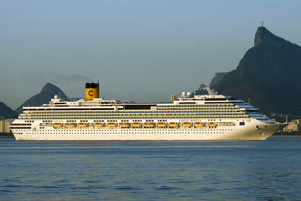 Navio Costa Serena (foto: Daniel R.Carneiro / DRC Imagem)