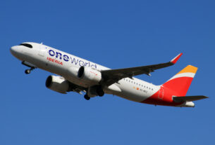 Airbus A320 da Iberia (foto: Daniel R.Carneiro / DRC Imagem)