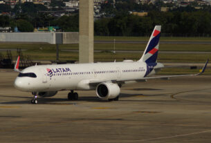 Airbus A321neo da LATAM (foto: Daniel R.Carneiro / DRC Imagem)