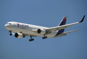 Boeing 767-300F da LATAM (foto: Daniel R.Carneiro / DRC Imagem)