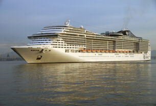 MSC Divina no Rio de Janeiro (foto: Daniel R.Carneiro / DRC Imagem)