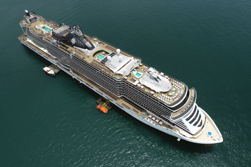 MSC Seaview em Ilha Grande (foto: Daniel R.Carneiro / DRC Imagem)