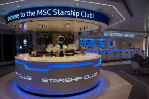 Interior do MSC Virtuosa (foto: Daniel R.Carneiro / DRC Imagem)