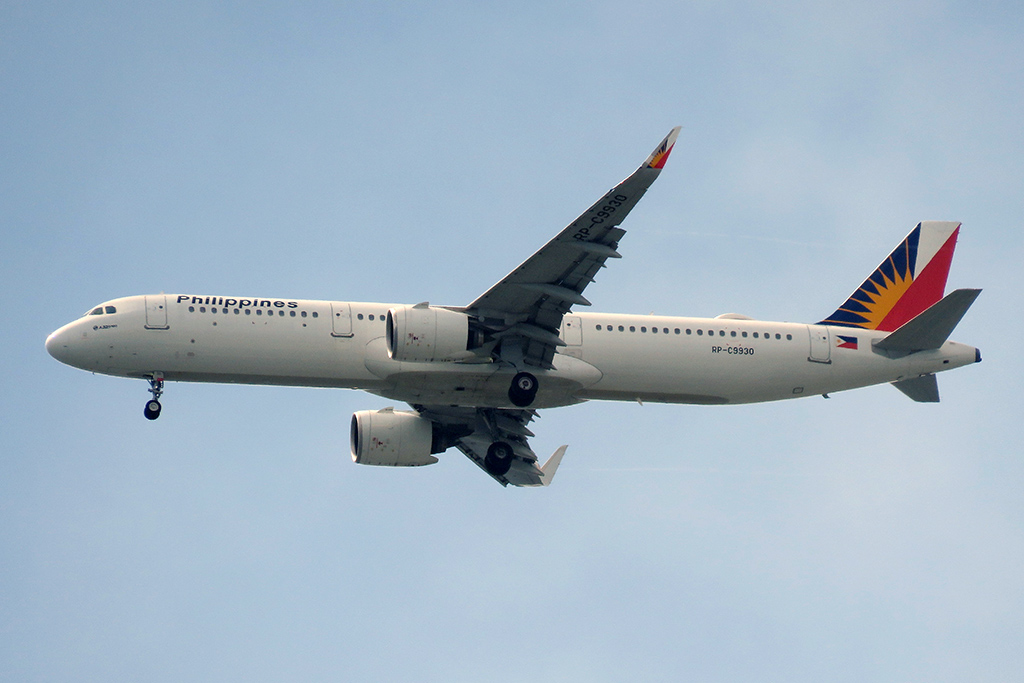 Airbus A321 da Philippines Airlines (foto: Daniel R.Carneiro / DRC Imagem)