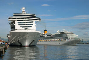 Navios no Pier Mauá, Rio de Janeiro (Daniel R.Carneiro / DRC Imagem)