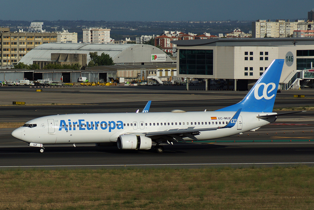 Boeing 737-800 da Air Europa (foto: Daniel R.Carneiro / DRC Imagem)