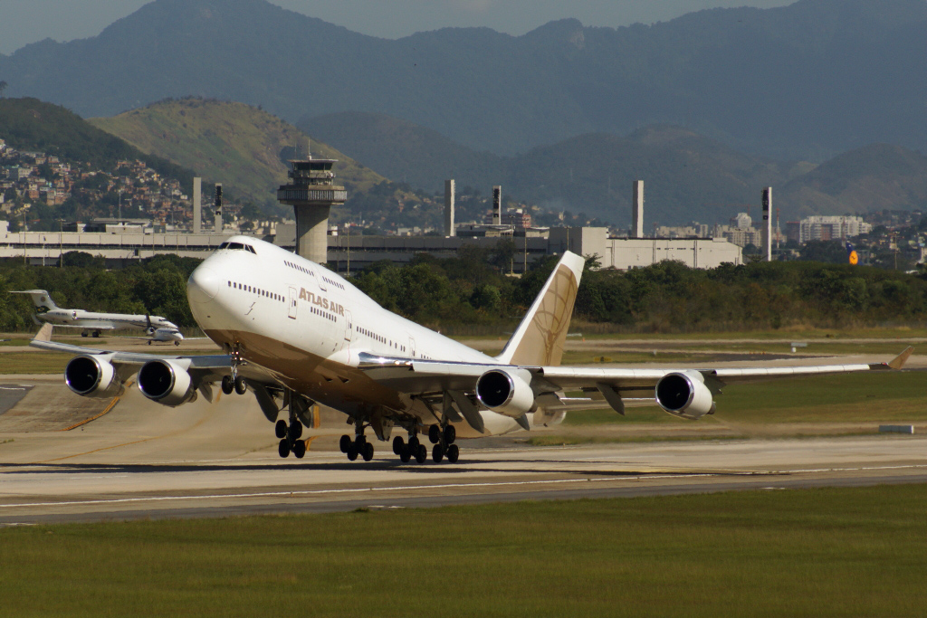 Boeing 747-400 da Atlas Air (foto: Daniel R.Carneiro / DRC Imagem)