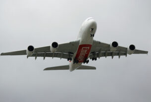 Airbus A380 da Emirates (foto: Daniel R.Carneiro / DRC Imagem)