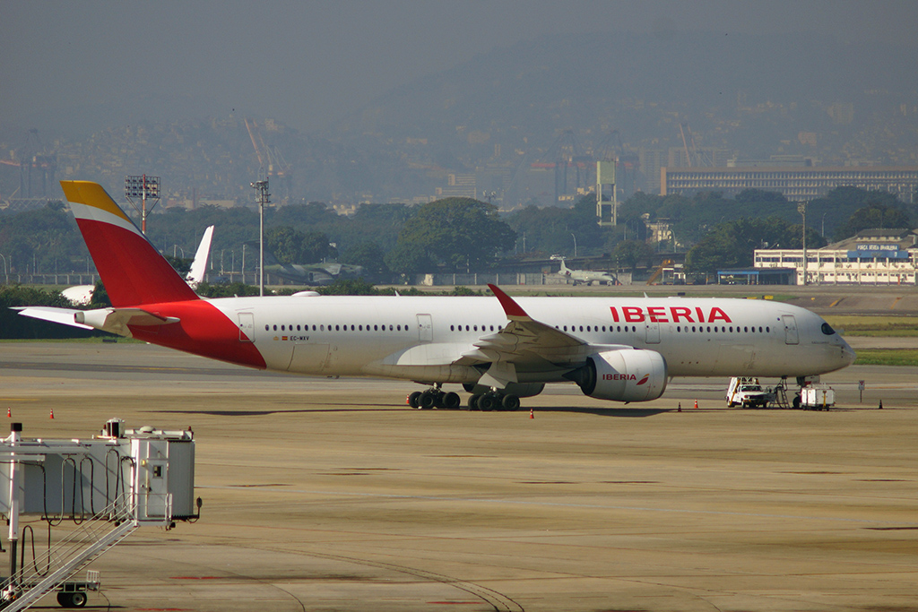 Airbus A350-900 da Iberia (foto: Daniel R.Carneiro / DRC Imagem)