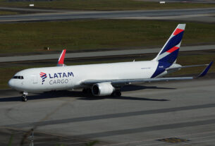 Boeing 767-300F da LATAM (foto: Daniel R.Carneiro / DRC Imagem)