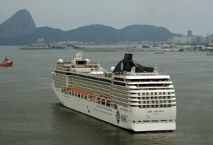 MSC Musica no Rio de Janeiro (foto: Daniel R.Carneiro / DRC Imagem)