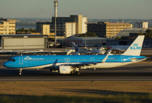 Airbus A321neo da KLM (foto: Daniel R.Carneiro / DRC Imagem)