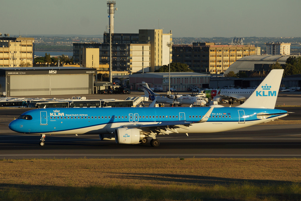 Airbus A321neo da KLM (foto: Daniel R.Carneiro / DRC Imagem)
