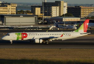 Embraer 195 da TAP Express / Portugalia Airlines (foto: Daniel R.Carneiro / DRC Imagem)